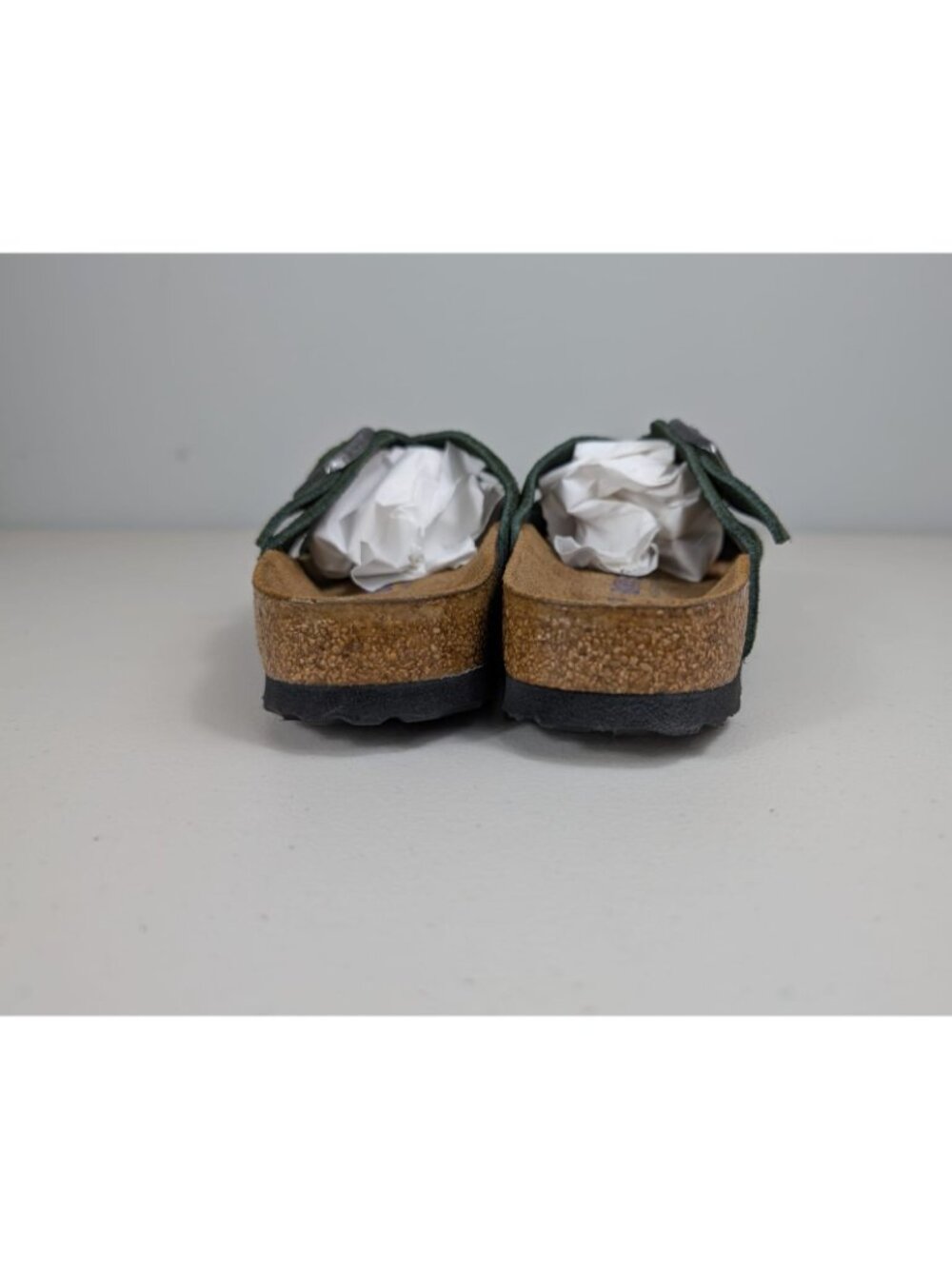 Birkenstock New w/o Box Lugano Mountain green soft suede women's size 5 - Picture 8 of 10